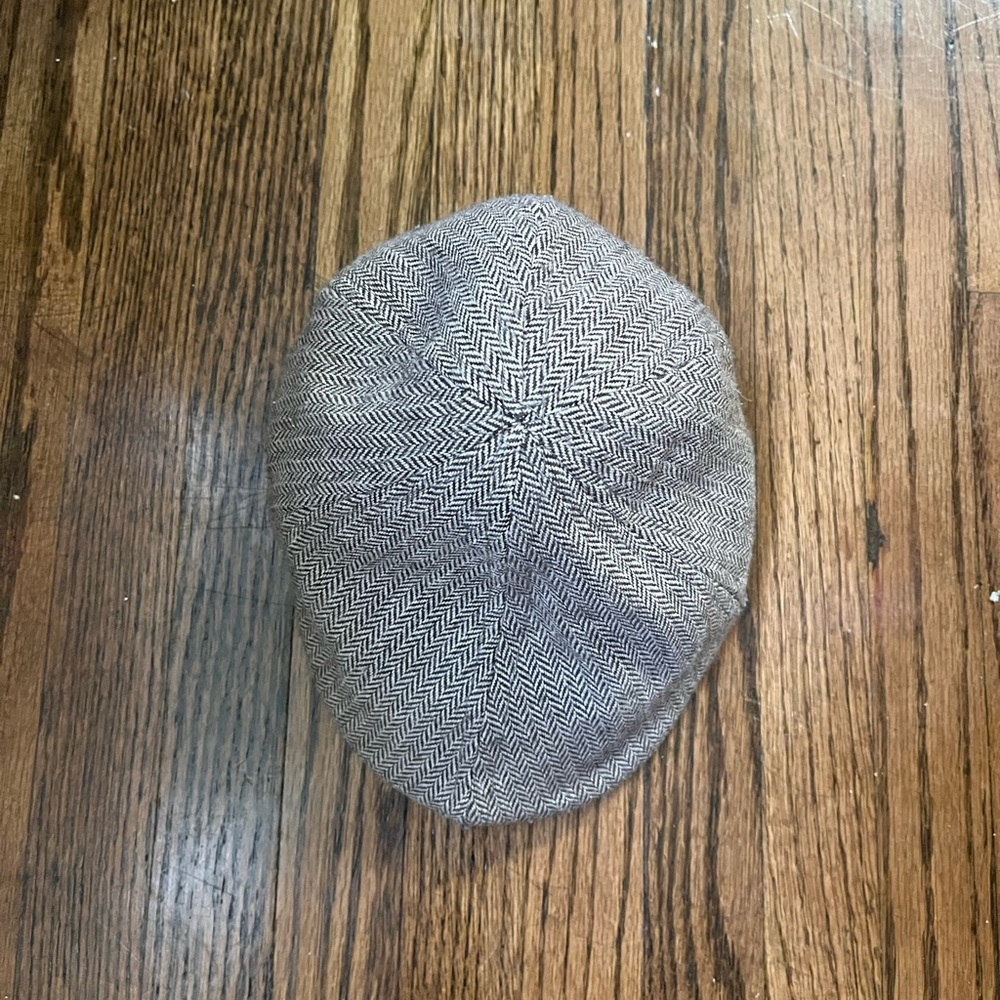 Classic Herringbone Kids Newsboy Cap
